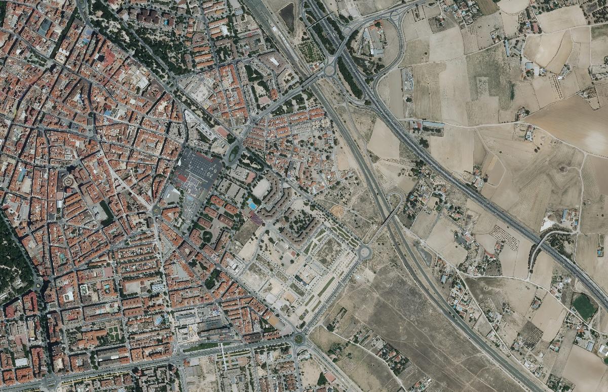 La Milagrosa, La Estrella y alrededores en la ortofoto de 2024
