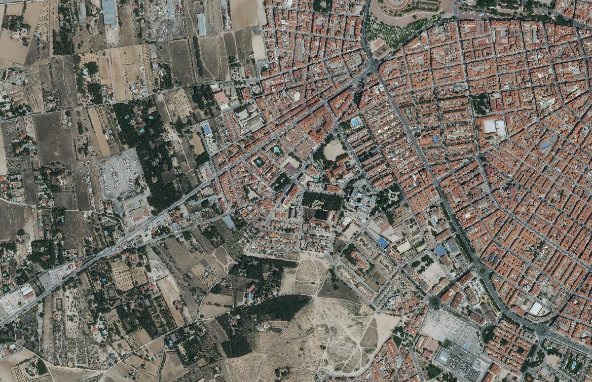 Santa Teresa y alrededores en la ortofoto de 2024